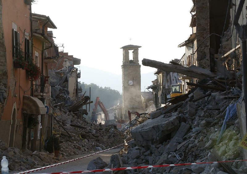Amatrice, Italy, leveled in Wednesday’s earthquake, has been hit by more than 1,000 aftershocks. The biggest was recorded Friday by the U.S. Geological Survey at magnitude 4.7. 