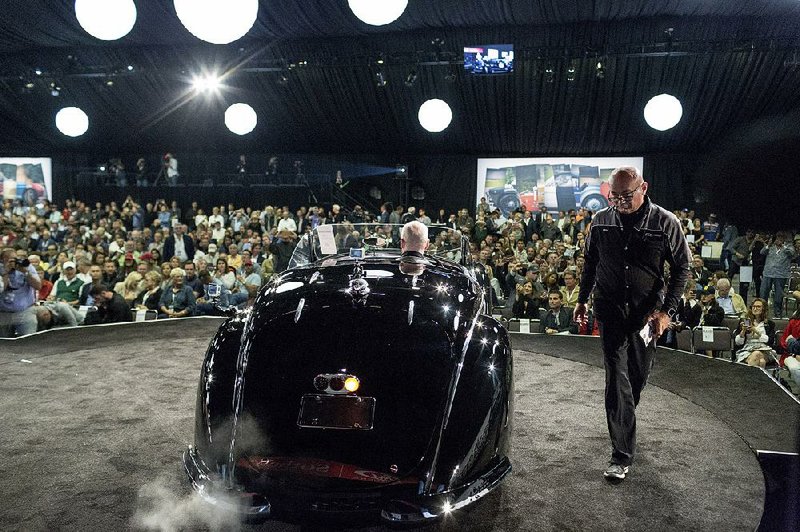 A 1939 Alfa Romeo 8C 2900B Lungo Spider sold for $19.8 million at RM Sotheby’s auction during Pebble Beach car week in Monterey, Calif., this month. 