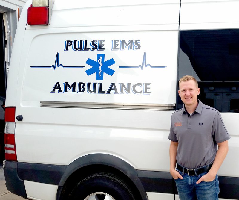 Michael Burchfiel/Herald-Leader Cody Stewart is one of Siloam Springs&#8217; newest business owners after purchasing Pulse EMS on Aug. 5.