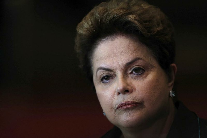 Suspended Brazilian President Dilma Rousseff
 