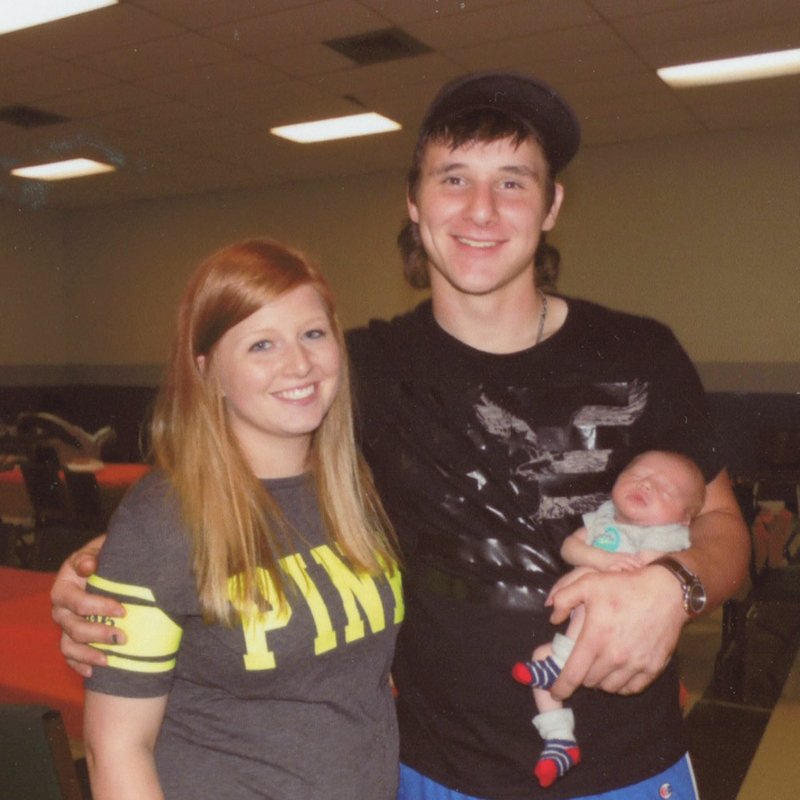 Emily Morrison and Matthew Payne, of Vinita, Okla., attended the annual Payne family reunion with their newborn son, Brantley Dean Payne, two weeks old. The baby is the late Richard Payne&#8217;s first great-grandchild.