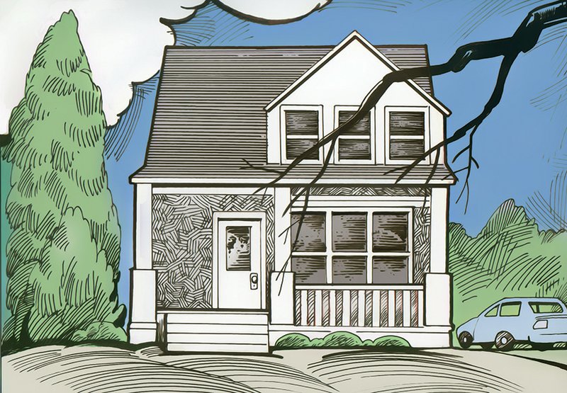 Arkansas Democrat-Gazette starter home illustration.