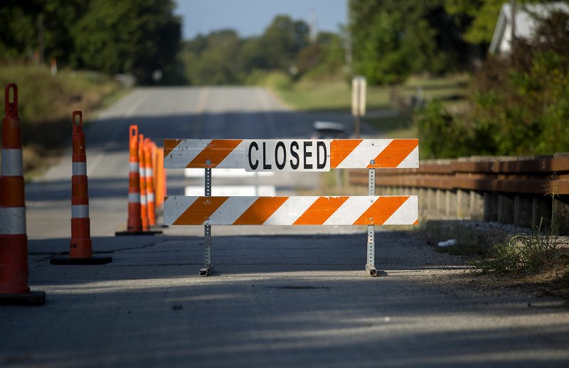Benton County is closing the Wildcat Creek Bridge on old Arkansas 68 in southern Benton County, citing safety concerns.