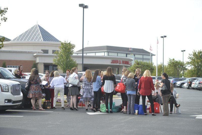 Attendees at Northwest Arkansas Business Women's Conference were evacuated from the John Q. Hammons center because of a bomb threat Tuesday.