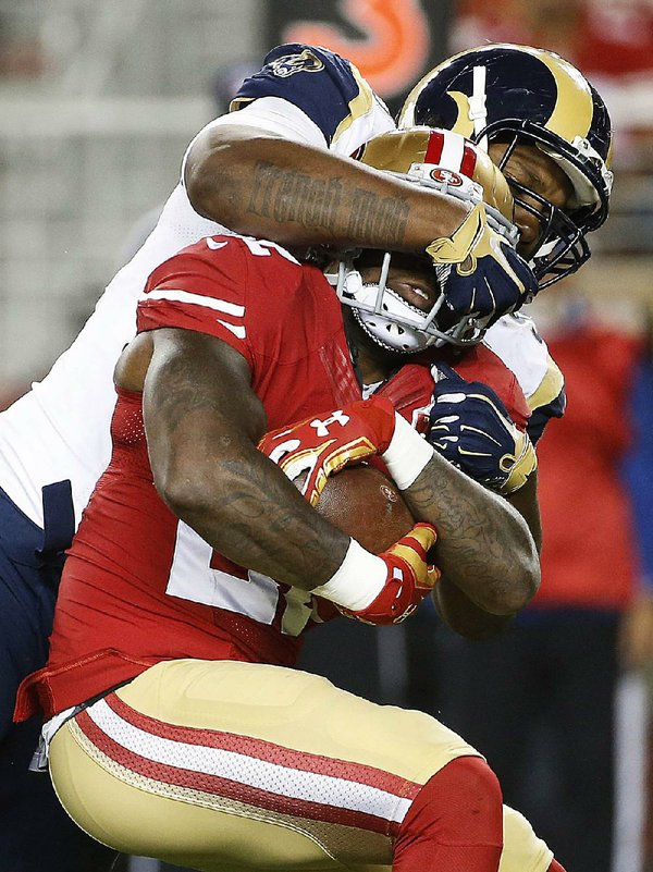 Carlos Hyde, Shaun Draughn touchdown runs give 49ers 14-0 lead over Rams -  NBC Sports