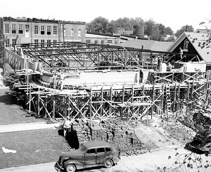 Renovation uncovers original blueprints of Ford dealership The