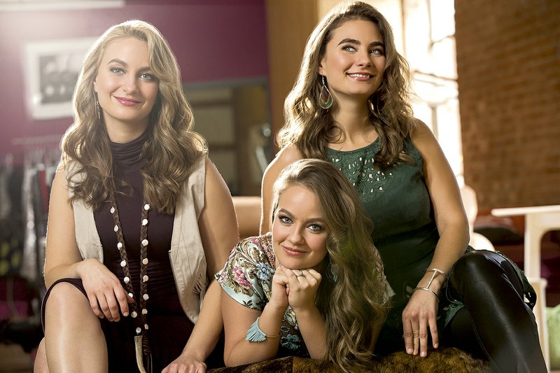 Triple-threat fiddle champions: Sophia (from left), Hulda and Grace Quebe bring their Western-swing style of Americana music to The Blue Lion in Fort Smith on Tuesday as part of the 36th Season of Entertainment at UAFS.
