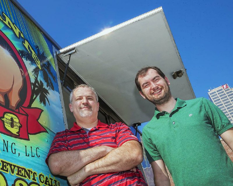 Bryce Nall and Michael Sullivan are in their second year as co-chairmen of the Main Street Food Truck Festival, scheduled for 11 a.m.-5 p.m. Saturday. They’re prepared for a crowd of 50,000, double last year’s attendance. 