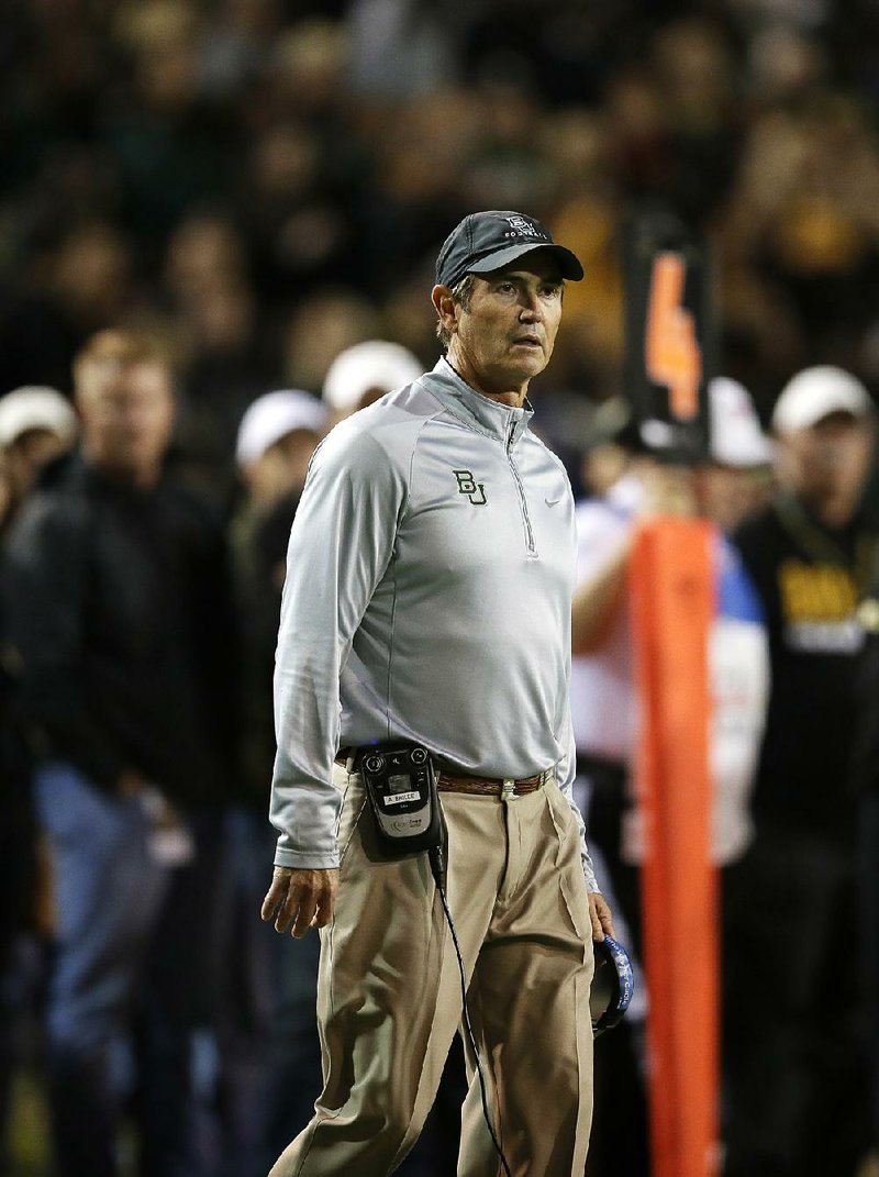 Former Baylor Coach Art Briles missed the Rice band’s show, choosing to leave at halftime.