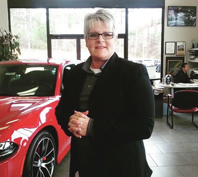 Submitted photo National Park Chrysler, Dodge, Jeep, Ram, Fiat named Vicki Gamble as Salesperson of the Month for August. Stop in today and visit with her about your next new or pre-owned vehicle. She is located at 4722 Central Ave. in Hot Springs. Phone number is 501-525-0777.