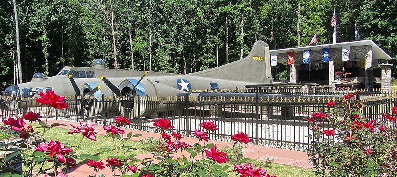 Sheridan B-17 Memorial Park in Grant County displays a full-size model of a Flying Fortress bomber like the one that crashed at the location in 1943.