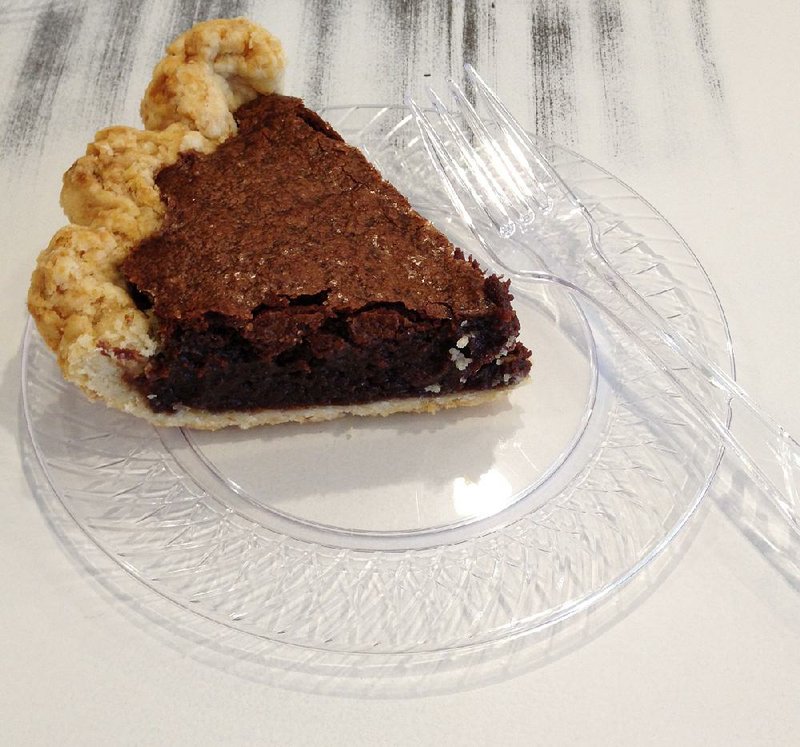 The thick crust makes an excellent complement for the rich Chocolate Fudge Brownie Pie. 