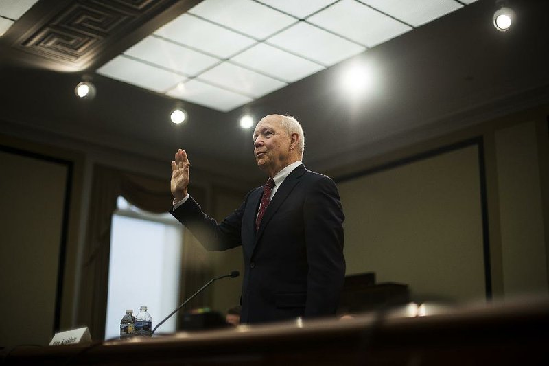 IRS Commissioner John Koskinen prepares to testify Wednesday at a House Judiciary Committee hearing. Under oath, Koskinen said he “did nothing to impede the operation of the Congress.” 