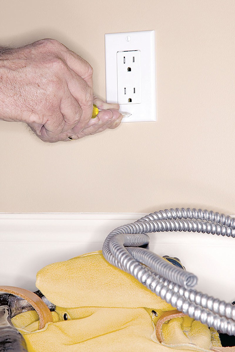 Photo from Metro Creative Check faulty wiring and replace any outlets that are not working.