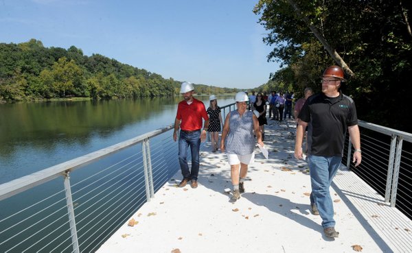 Rogers commision tours Lake Atalanta park progress