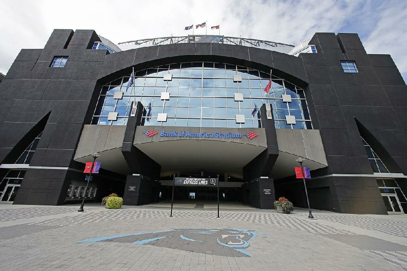 Minnesota and Carolina are set to play Sunday at Bank of America Stadium (above) in Charlotte, N.C., but Gov. Pat McCrory declared a state of emergency in the city Wednesday night after violence erupted following Tuesday’s fatal police shooting of Keith Lamont Scott, which has raised safety concerns from players and coaches.