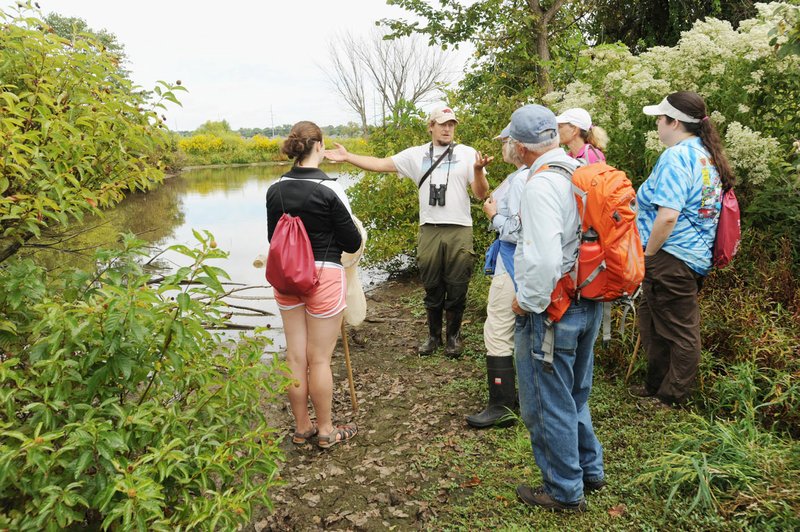 Master naturalist training takes place in the field and the classroom.