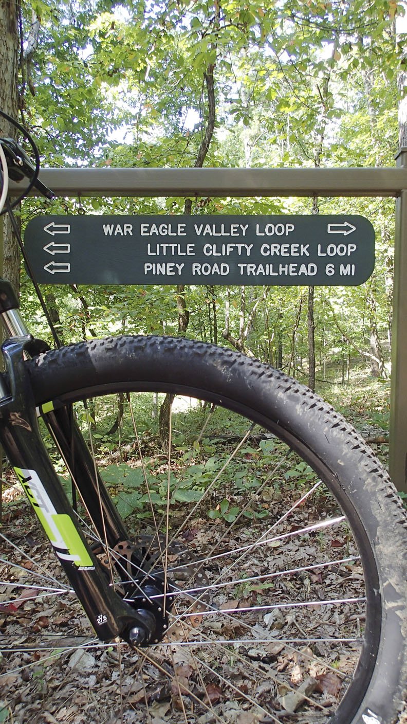 War Eagle Valley Loop is part of the Hidden Diversity Multiuse Trail Sept. 9 2016 at Hobbs State Park-Conservation Area. It offers a 6-mile mountain bike ride. The multiuse trail is also open for horseback riding.