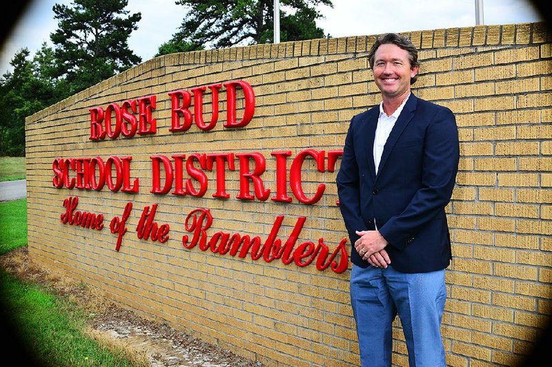 Superintendent of Rose Bud School District, Chris Nail is shown in this photo.