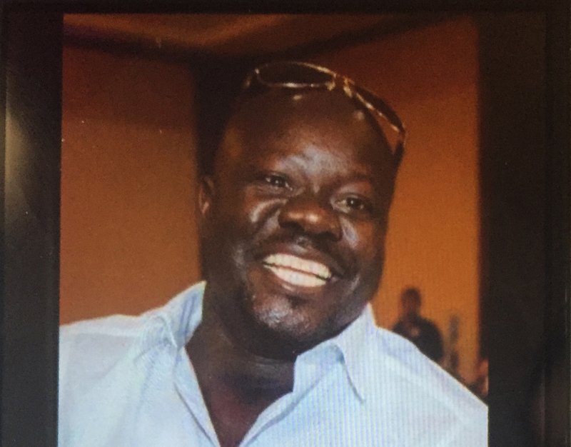 This undated cellphone photo released by Dan Gilleon, the attorney for the family of Alfred Olango, shows Alfred Olango, the Ugandan refugee killed Tuesday, Sept. 27, 2016, in El Cajon, Calif. 
