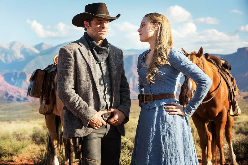 HBO’s new sci-fi thriller Westworld stars James Marsden and Evan Rachel Wood and debuts at 8 p.m. today, and is based on the 1973 movie that starred Yul Brynner.
