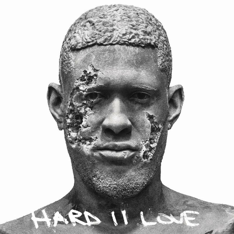Album cover for Usher's "Hard II Love"