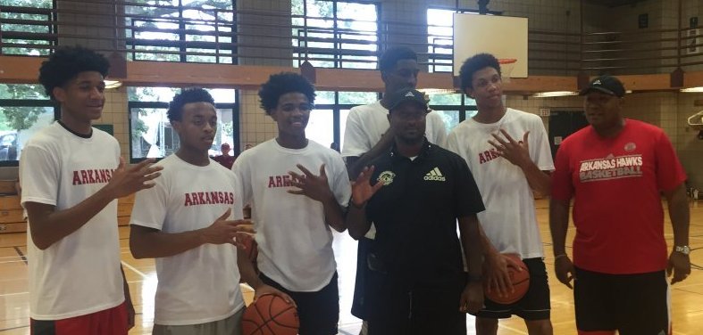 The five 16-under Arkansas Hawks are being called the 'Hog Five' by many of the Razorback fans. 