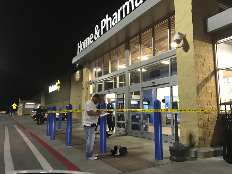 A shooting was reported Sunday night at a Springdale Wal-Mart.