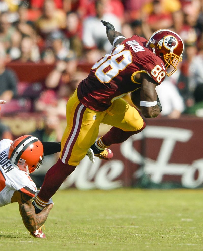 Washington Redskins wide receiver Pierre Garcon (88) and defensive end Ricky Jean Francois flew to Haiti to deliver medical supplies to victims of Hurricane Matthew.