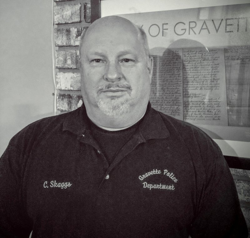 Submitted Photo Charles &quot;Chuck&quot; Skaggs accepted the job of Gravette police chief after being offered the position last Wednesday. Skaggs has served with the Gravette Police Department in various capacities since 1995 and has been serving as interim chief.