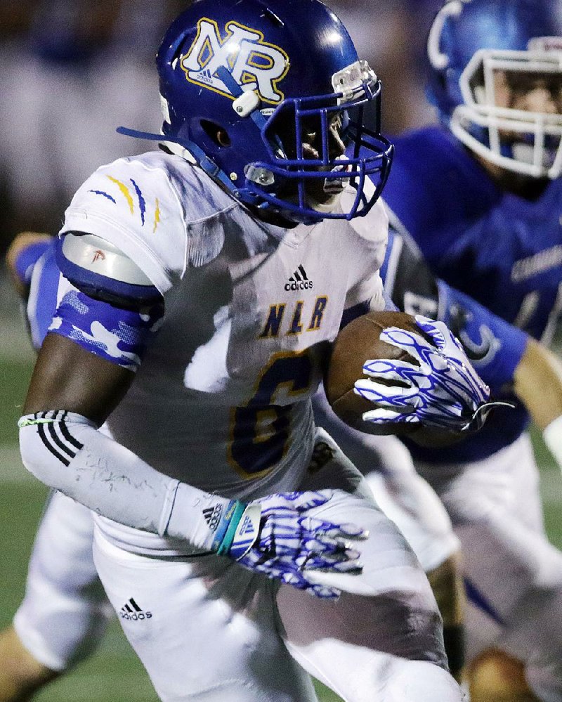North Little Rock running back Wynton Ruth has accounted for 765 yards and 12 touchdowns this season, including 445 rushing yards and 7 touchdowns.