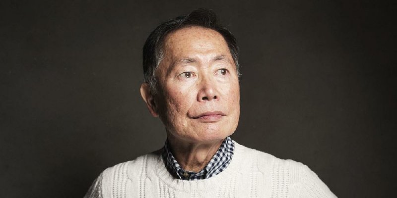 George Takei talks Thursday at the University of Central Arkansas in Conway.