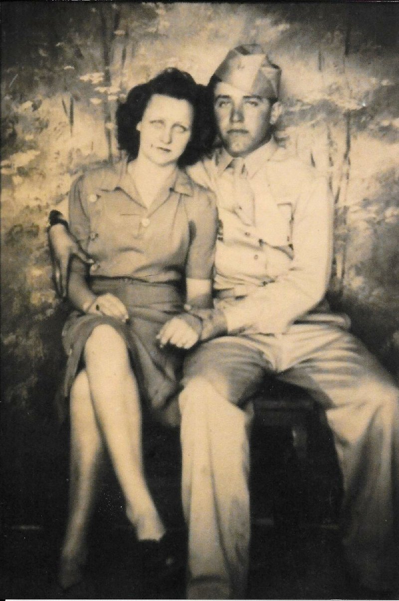 Nita Johnson and Leonard Zemp had their picture taken at a booth in Fair Park on their first date in spring 1945. They had one more date before he was sent overseas with the Army. “I always thought that the Lord put us together,” she says. “I still think that, and I will always believe that.” 