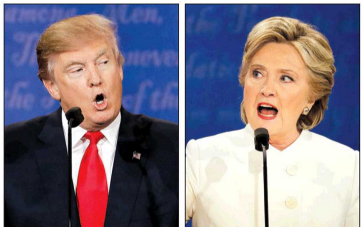 FILE — Donald Trump and Hillary Clinton