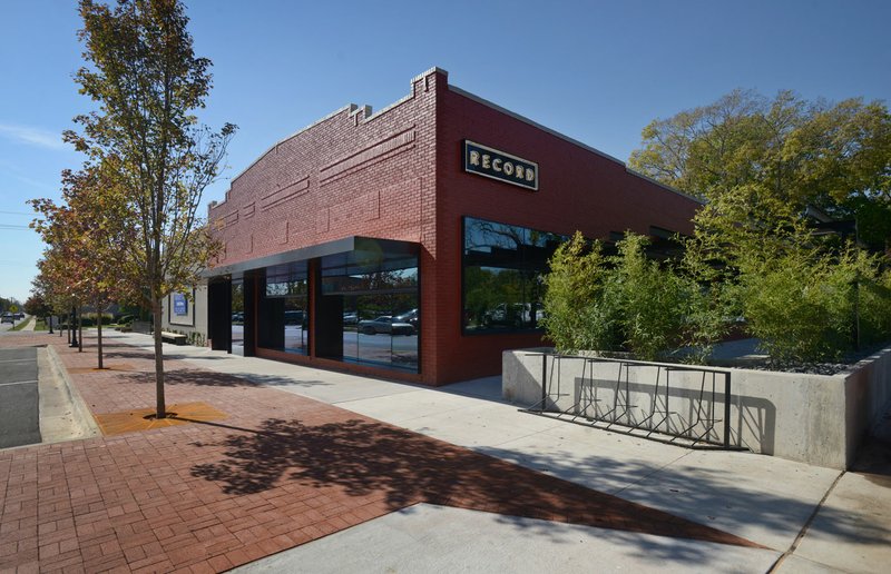 A view of Record on Monday in downtown Bentonville. Record will be opening as an events space in the renovated building formerly home to the Benton County Daily Record.