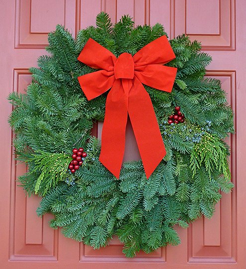 Submitted photo FRESH GREENERY: The deadline for ordering wreaths and cedar garland from the Rotary Club of North Garland County/Scenic 7 is Nov. 8 this year. All purchases support the club's service projects.