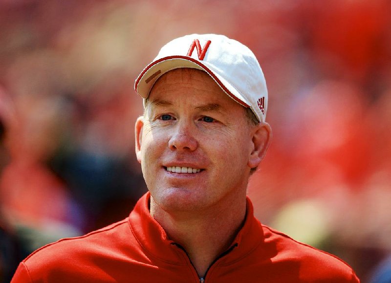  In this April 11, 2015 file photo, Nebraska Athletic Director Shawn Eichorst stands on the sidelines during a football game in Lincoln, Neb. 