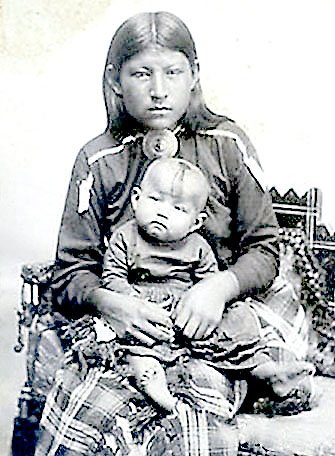 Osage mother and child