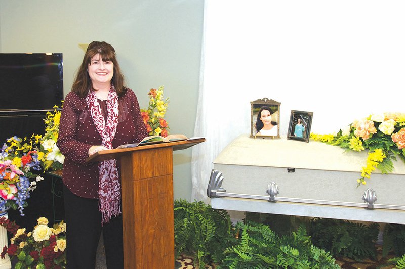 Kim Stubbs of Wooster stands inside one of the rooms at The Ministry Center in Conway that will be used for Eternity House to present its annual Christian drama. This year’s theme is “Be Bold,” and the drama will be performed at 4 p.m. Saturday and Sunday, with a final performance at 6 p.m. Wednesday. Admission is two nonperishable food items.