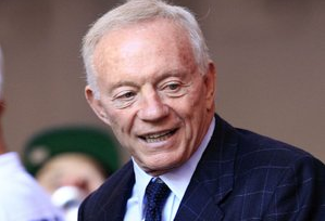 Dallas Cowboys owner Jerry Jones talks with Cowboys fans prior to an NFL football game against the Arizona Cardinals Sunday, Dec. 4, 2011, in Glendale, Ariz. (AP Photo/Ross D. Franklin)