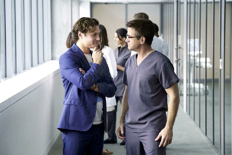 Pure Genius, a new medical drama from CBS, debuts at 9 p.m. today and stars Augustus Prew (left) and Dermot Mulroney.
