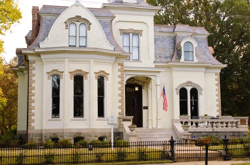 The Villa Marre at 1404 Scott St. in Little Rock, which was used for exterior shots in the show "Designing Women."  (Arkansas Democrat-Gazette file photo)