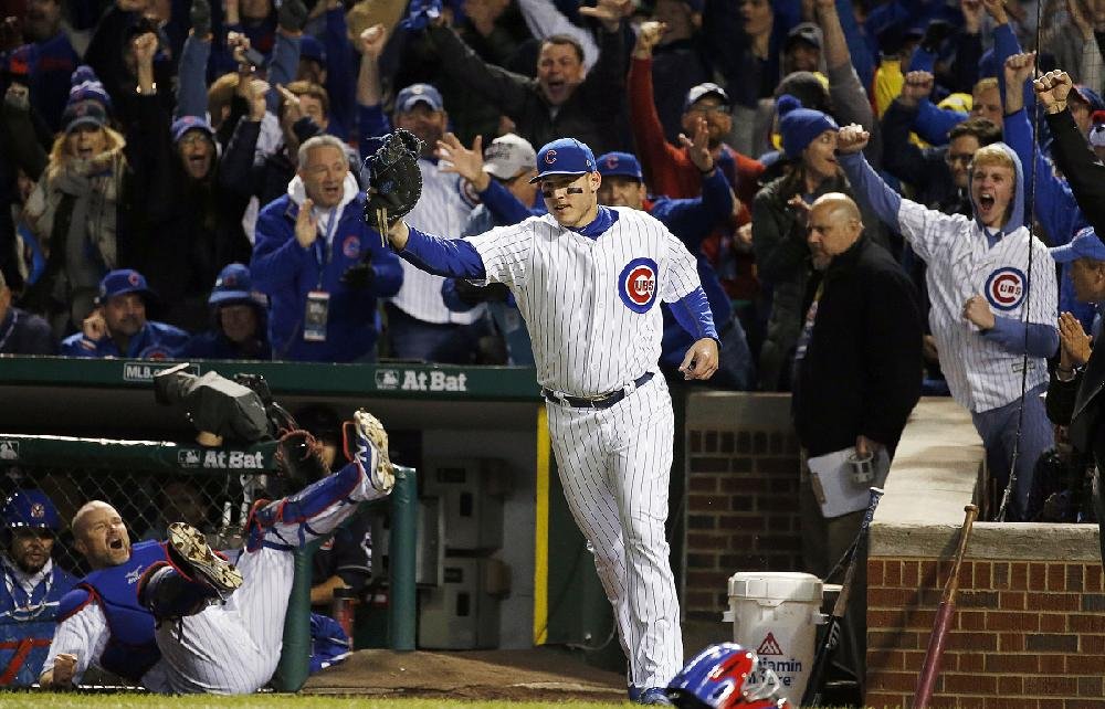 Chapman, Cubs stop Indians, cut World Series deficit to 3-2