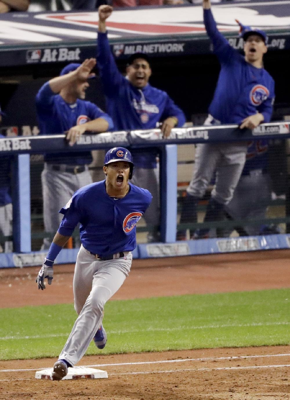 WORLD SERIES GAME 6, CUBS 9, INDIANS 3 Russell’s 6 RBI force a Game 7