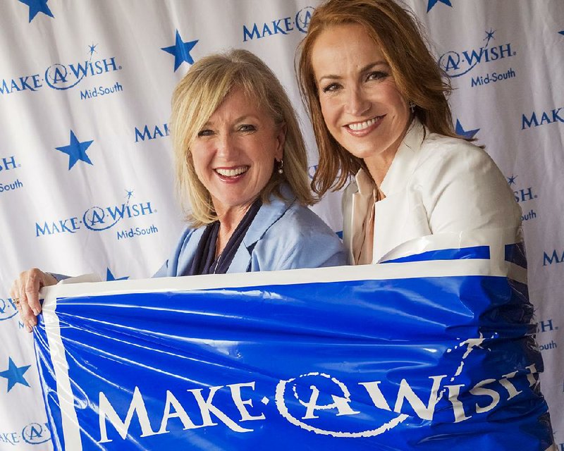 Having watched what her sister, Lorey Phillips (left), went through after losing her son to a brain tumor, Dawn Bailey decided to throw her muscle behind the Make-A-Wish Foundation’s Mid-South chapter, as well. The two are co-chairmen of this year’s gala, Evening of Wishes, Nov. 30.
