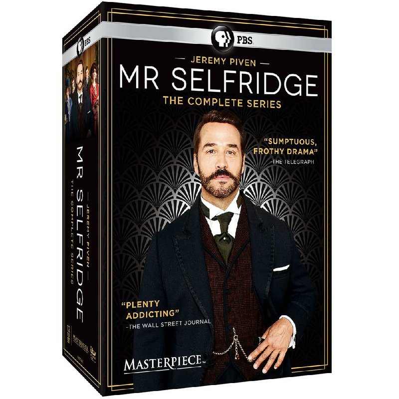 DVD case for the complete series of Mr. Selfridge