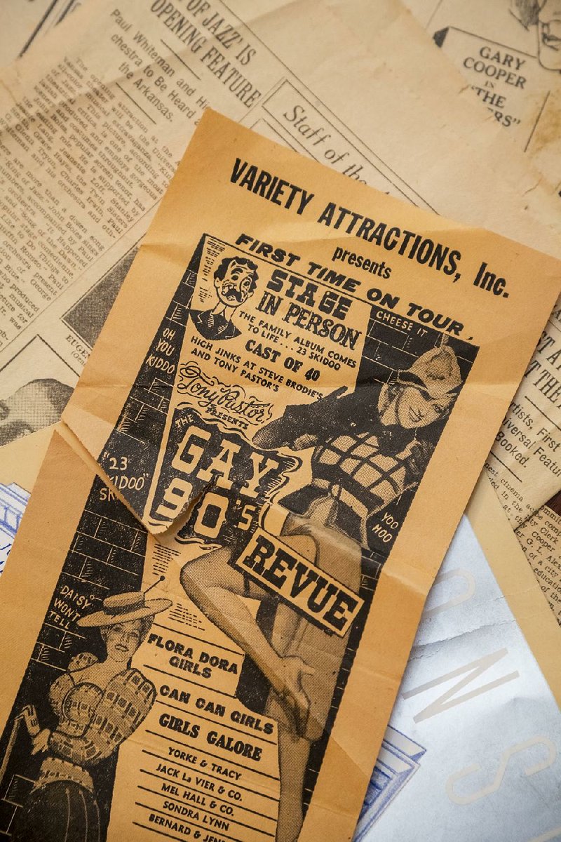 An ad for a show promoter Eugene T. “Gene” Oliver brought to the then-new Robinson Memorial Auditorium in the early 1940s depicts Little Rock  residents’ interest in vaudeville performances.