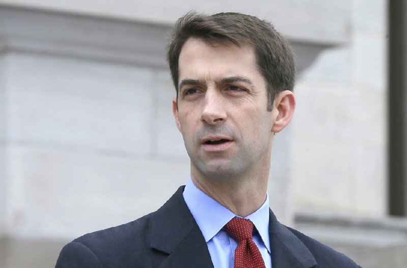 U.S. Sen. Tom Cotton, R-Ark., is shown in this 2015 file photo.