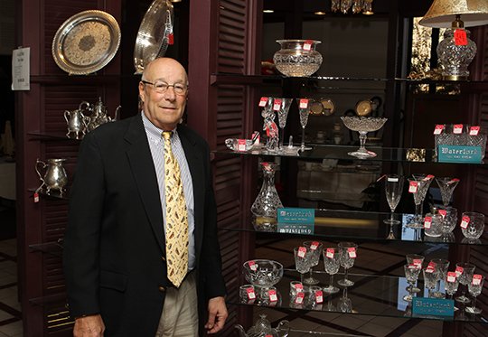 The Sentinel-Record/Richard Rasmussen CLOSING SHOP: Stephens Jewelers founder and owner Steven Kirsch, in his store on Wednesday, said he plans to retire after 40 years of running his jewelry store.