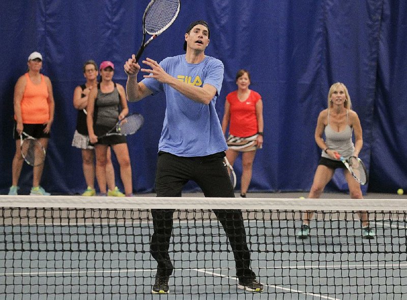 John Isner, the 19th-ranked men’s tennis player in this week’s ATP ranking, was in Little Rock on Thursday to promote his appearance next month at the Memphis Open. Isner said staying in shape when he’s off the court is important to his performance on it. “I’ve morphed into a veteran. I never thought that day would come,” Isner said. “I’m the elder statesman of American men’s professional tennis right now. But I can still do it right now. I think I can play at a high level very well for many years to come.”